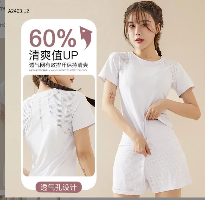 BỘ TẬP GYM QUẦN SHORT CHẤT ĐẸP…-sỉ 185k