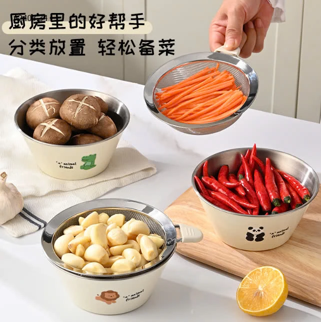 SET BÁT KÈM GIÁ LỌC INOX 99k/SET-sỉ 85k