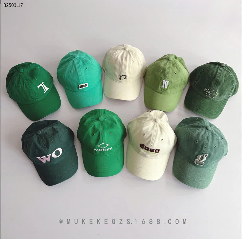 MŨ LƯỠI TRAI CHO BÉ IU -sỉ 79k