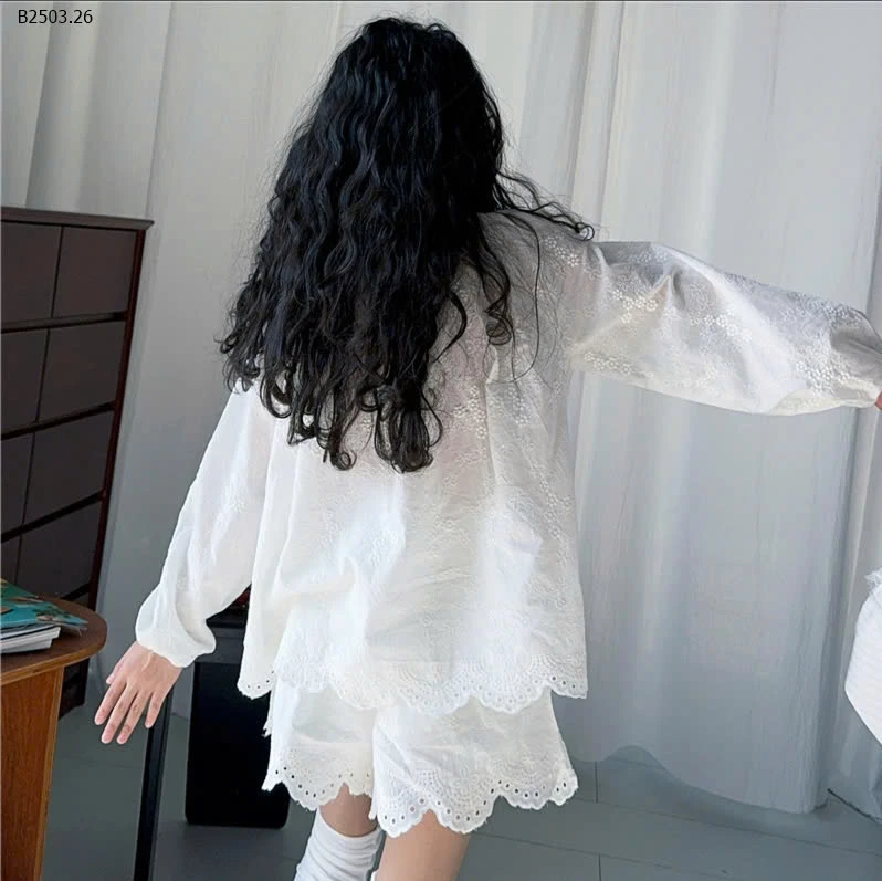 Set áo quần thêu hoa sz đại -sỉ 258k