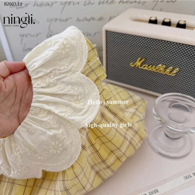 VÁY KẺ SỌC CHO BG NINGLI-sỉ 124k