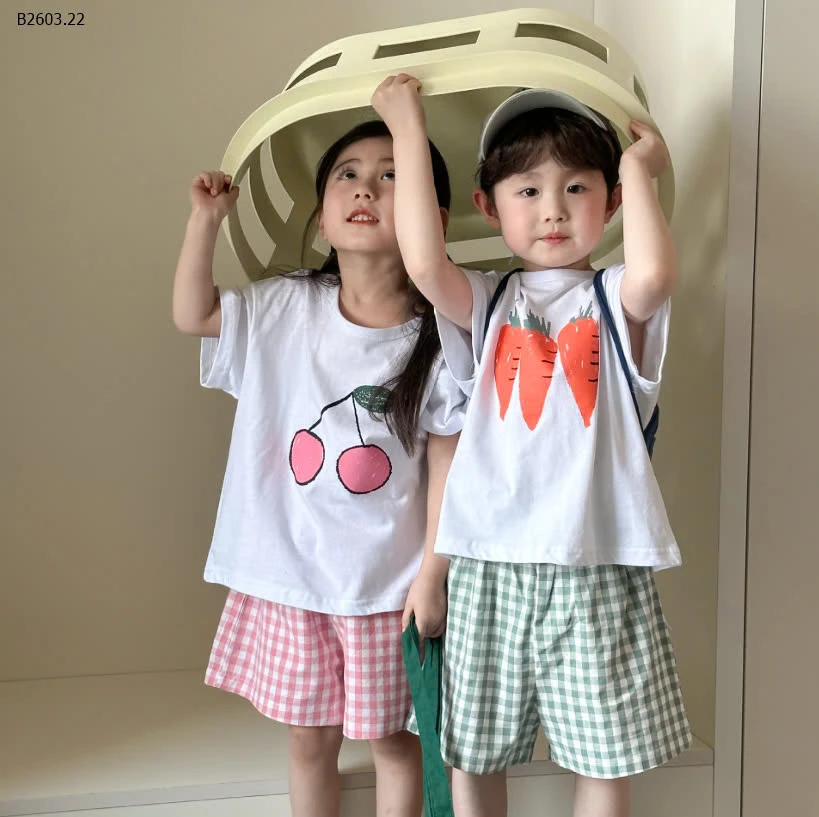 SET BỘ HỌA TIẾT CỦ QUẢ CUTE CHO BÉ -sỉ 143k