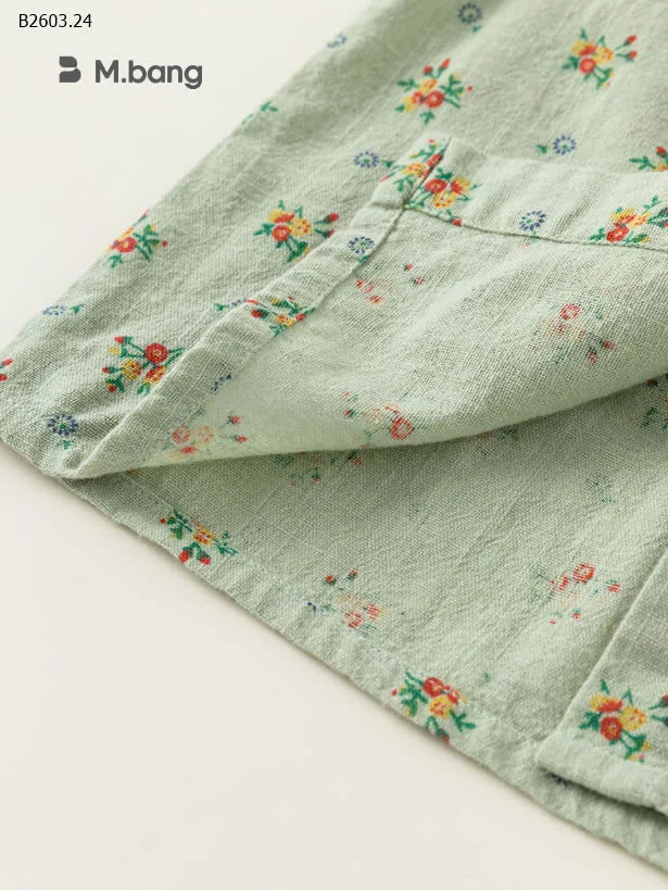 SET BỘ HOA NHÍ CỘC TAY BABYCITY-sỉ 183k