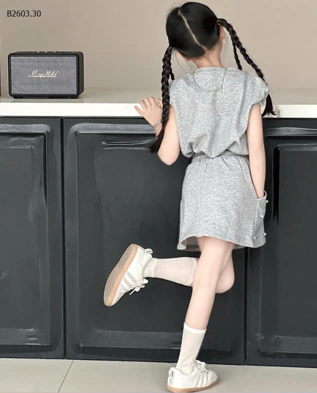 SET ÁO THUN RÚT EO MIX CHÂN VÁY SZ ĐẠI -sỉ 218k