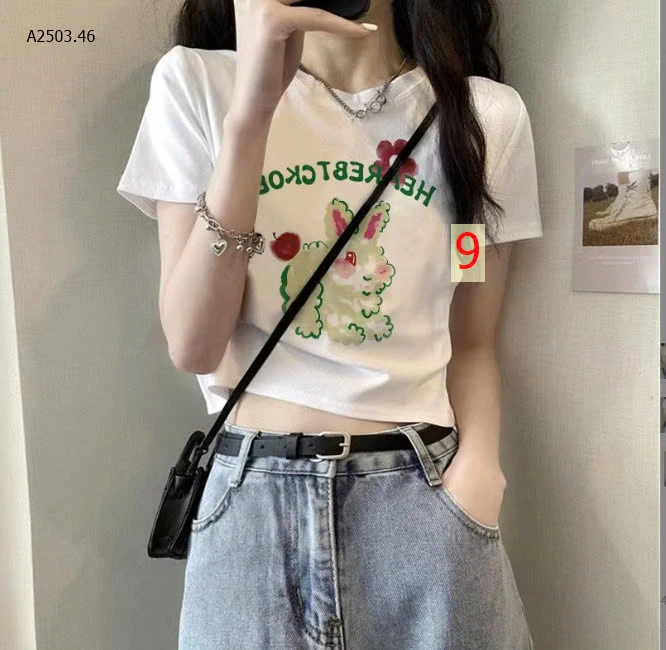 BST ÁO PHÔNG CROPTOP NỮ-sỉ 99k