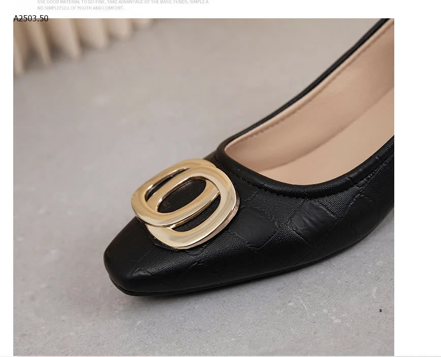 GIÀY CÔNG SỞ GÓT VUÔNG -sỉ 139k