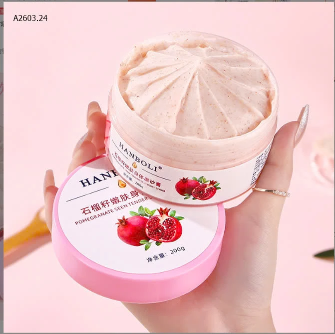 TẨY DA CHẾT LỰU ĐỎ -sỉ 48k/set 2 hũ 