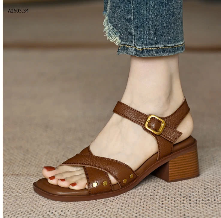 SANDAL MŨI VUÔNG -sỉ 195k