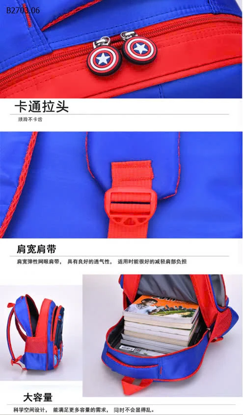 Balo siêu nhân 3D bé trai-sỉ 110k