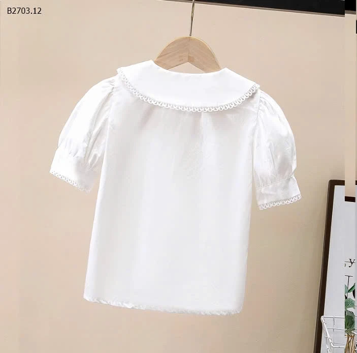 ÁO SƠ MI CỘC TAY BÉ GÁI-sỉ 125k