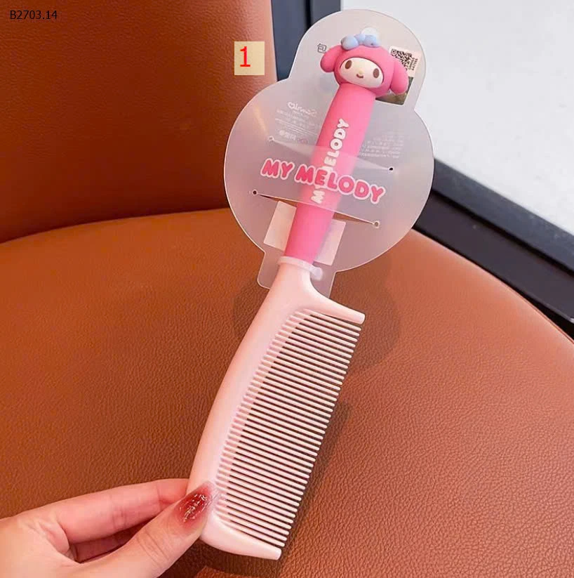 COMBO 3 LƯỢC HOẠT HÌNH CHO BÉ -sỉ 63k/set 3c mix màu