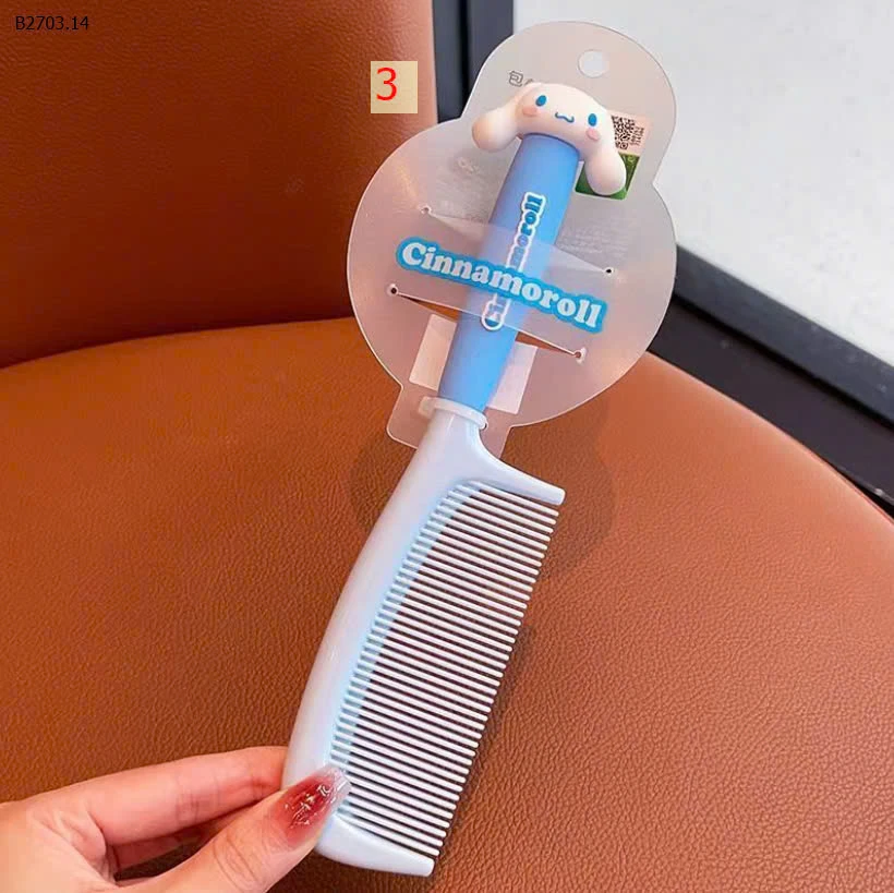 COMBO 3 LƯỢC HOẠT HÌNH CHO BÉ -sỉ 63k/set 3c mix màu