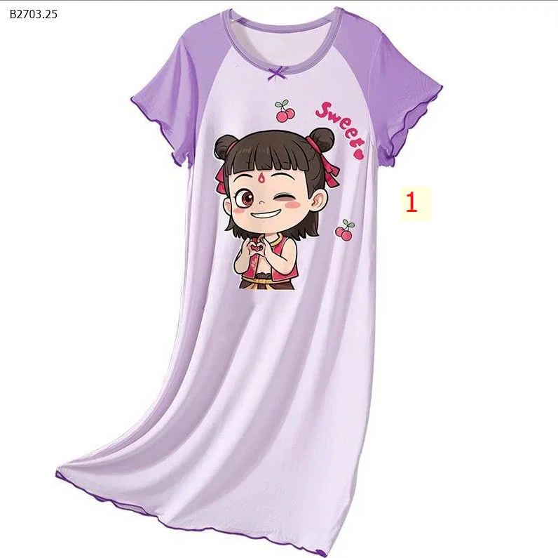 VÁY NGỦ BÉ GÁI-sỉ 150k/set 3c mix màu