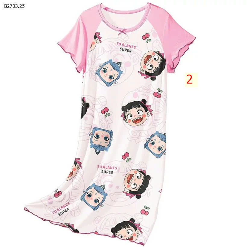 VÁY NGỦ BÉ GÁI-sỉ 150k/set 3c mix màu