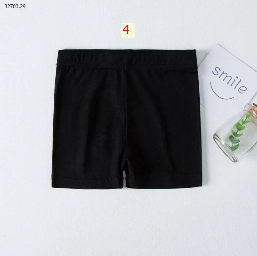 SET 5 QUẦN MẶC TRONG VÁY CHO BÉ -sỉ 110k/set 5c mix màu 