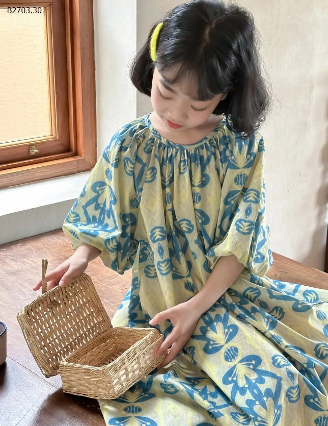 VÁY HOA DÁNG DÀI BÉ GÁI-sỉ 223k