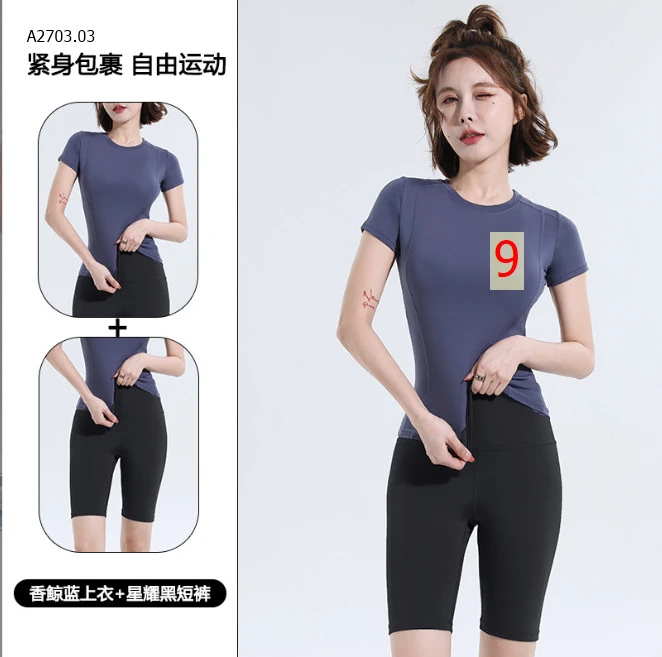 BỘ TẬP NGẮN TAY LỬNG NỮ-sỉ 131k