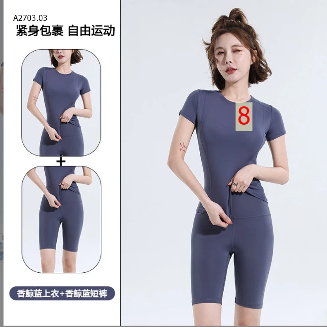 BỘ TẬP NGẮN TAY LỬNG NỮ-sỉ 131k