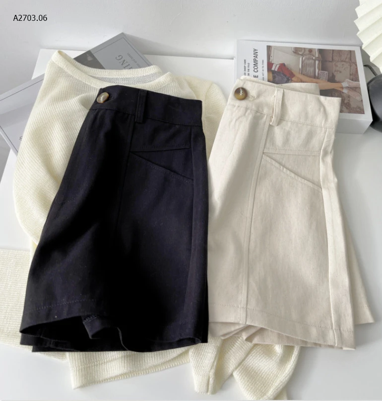 QUẦN SHORT CẠP CAO DÁNG A CHO NỮ-sỉ 183k