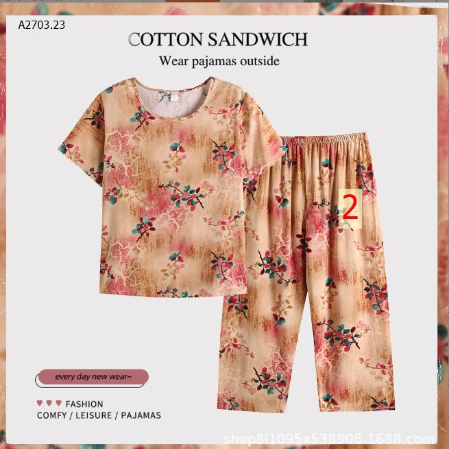 BỘ MẶC NHÀ TRUNG NIÊN -sỉ 105k