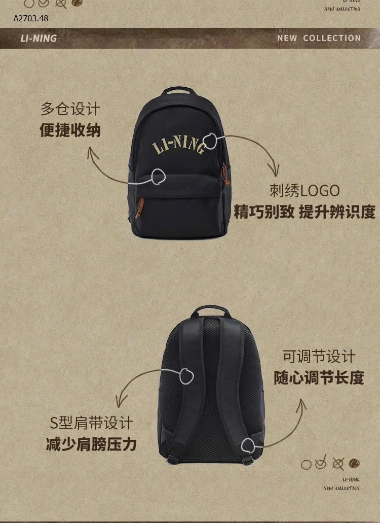 BALO CHÍNH HÃNG LINING-sỉ 450k