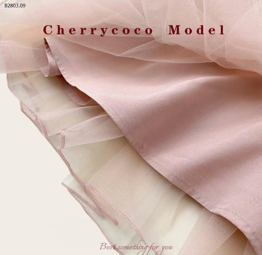 VÁY CÔNG CHÚA XÒE BÉ GÁI CHERRY.COCO-sỉ 253k