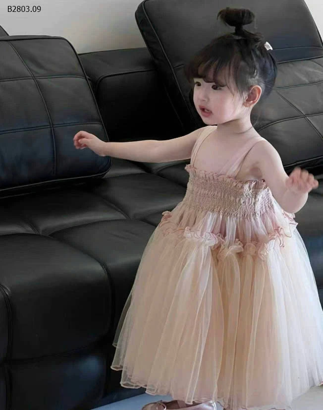 VÁY CÔNG CHÚA XÒE BÉ GÁI CHERRY.COCO-sỉ 253k