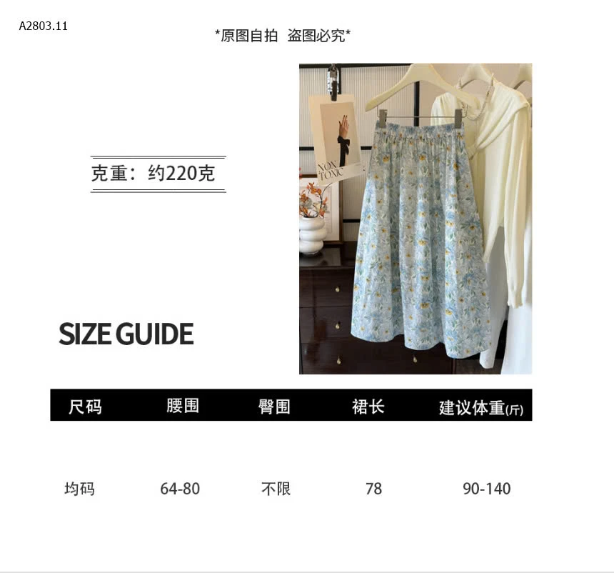 CHÂN VÁY HOA ANNA-sỉ 188k