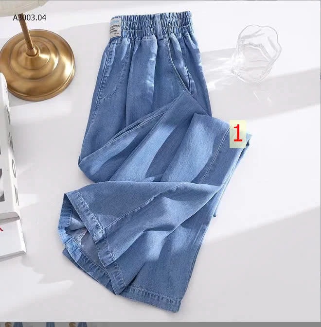 QUẦN JEAN DENIM ỐNG SUÔNG NỮsỉ 168k
