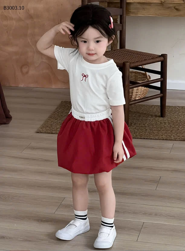 Áo phông nơ dễ thương cho bé -sỉ 110k