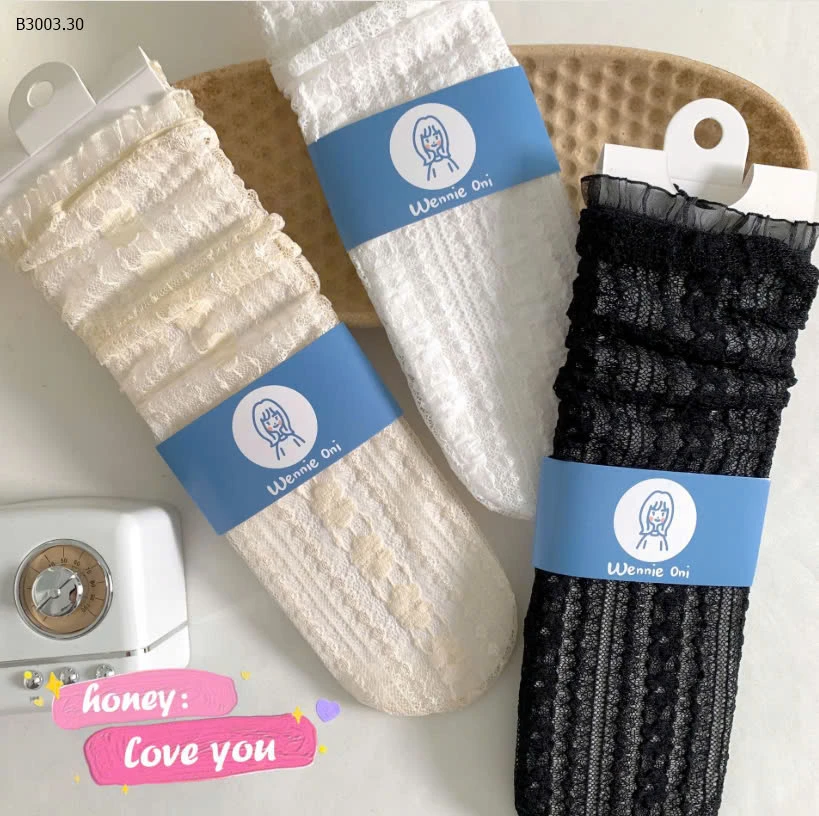 SET 3 ĐÔI TẤT REN CHO BÉ -sỉ 70k/set 3 đôi mix màu