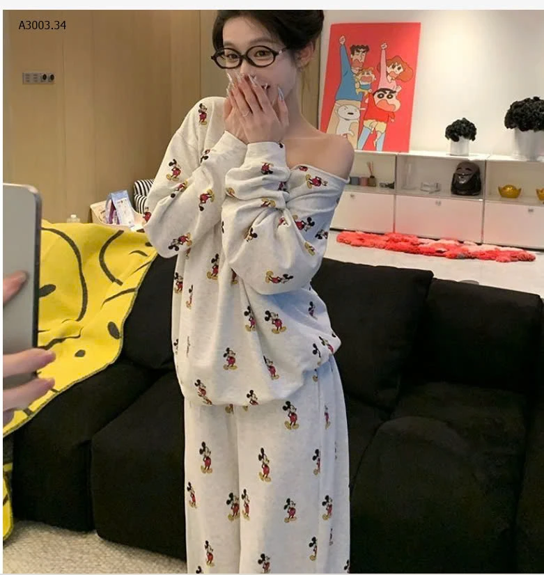 BỘ MẶC NHÀ MIC.KEY CHO NỮ-sỉ 139k