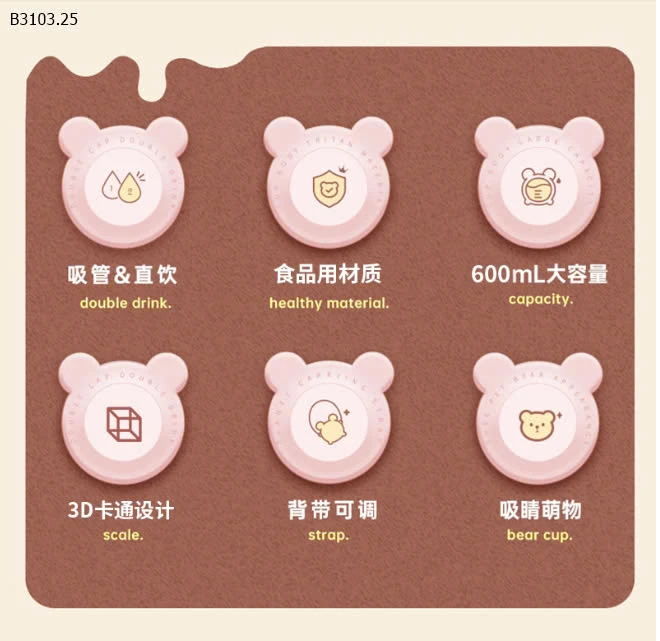 BÌNH UỐNG NƯỚC CHO BÉ-sỉ 60k