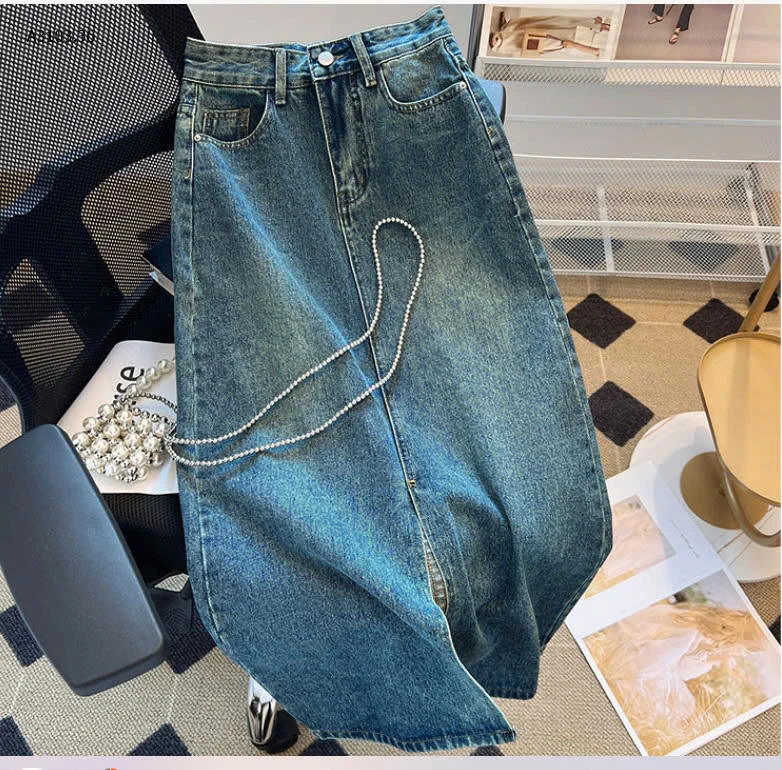 CHÂN VÁY JEAN DÁNG DÀI-sỉ 140k