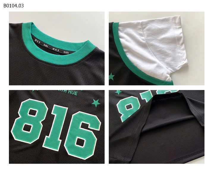 Áo phông số 816 sz nhỡ -sỉ 136k