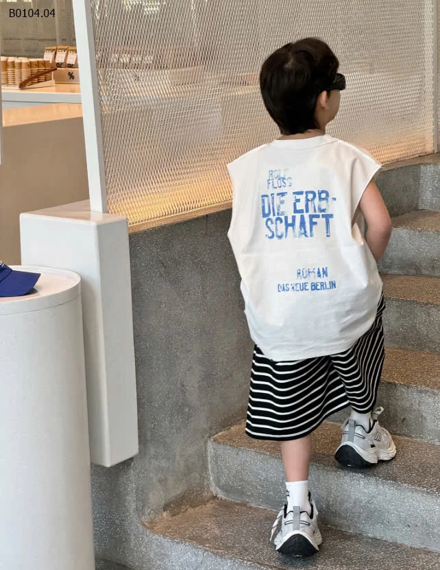 ÁO TANKTOP BÉ TRAI -SỈ 132K