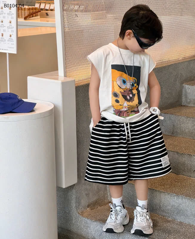 ÁO TANKTOP BÉ TRAI -SỈ 132K