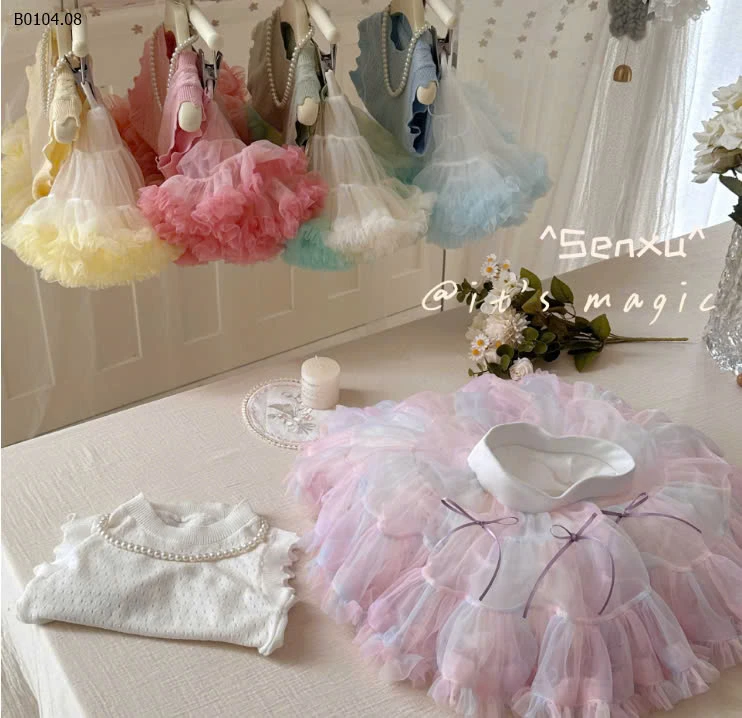 Váy tutu công chúa Bg-sỉ Áo : 134k            Chân váy : 208k 