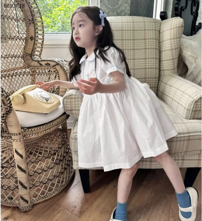 VÁY BÉ GÁI THÊU -sỉ 143k