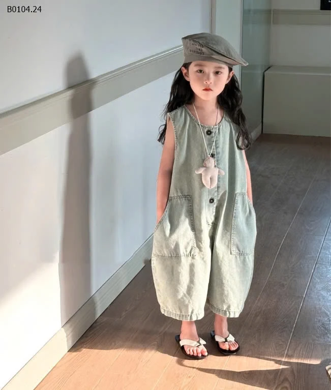 ÁO LIỀN QUẦN DENIM BÉ GÁI -sỉ 132k