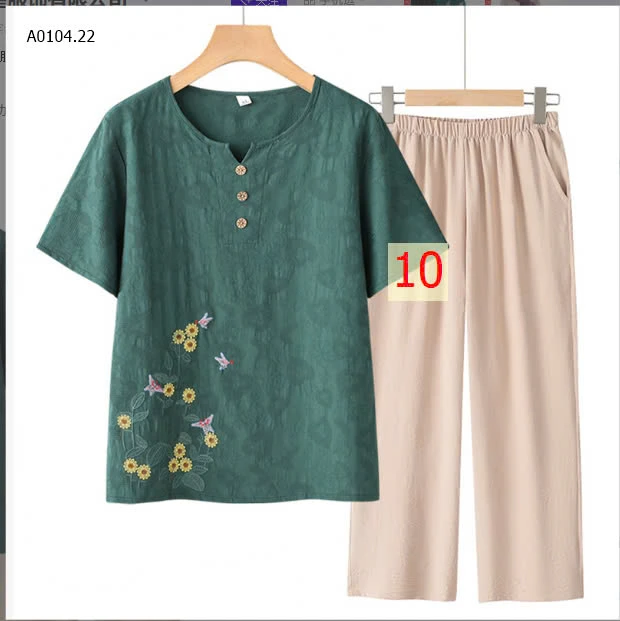 ÁO & BỘ ĐỒ TRUNG NIÊN-sỉ Lẻ áo : 125k           Cả set : 190k