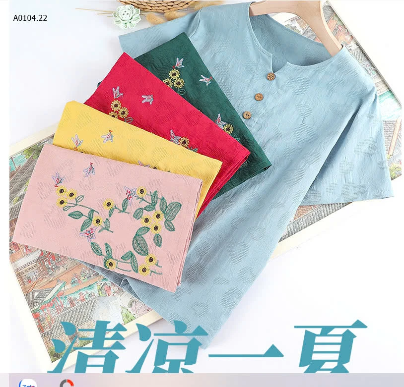 ÁO & BỘ ĐỒ TRUNG NIÊN-sỉ Lẻ áo : 125k           Cả set : 190k