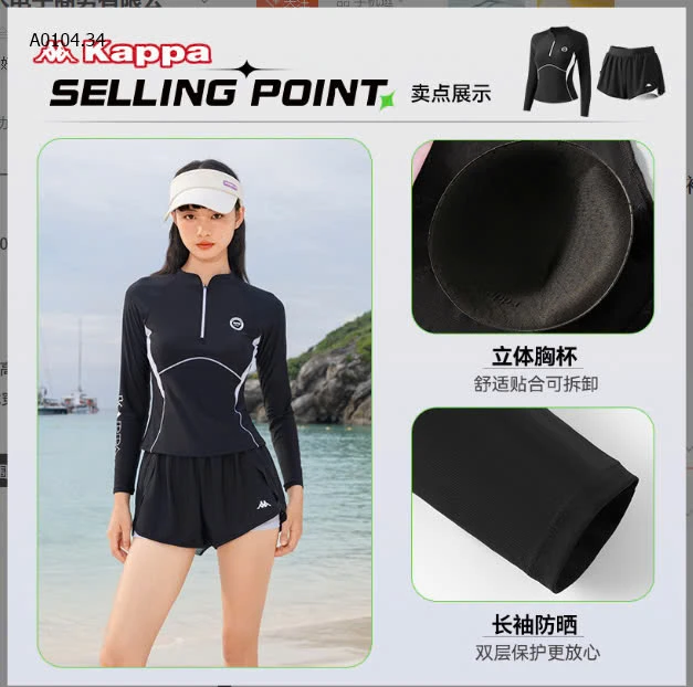 Bộ bơi Kappa mới năm nay đây a-sỉ 305k