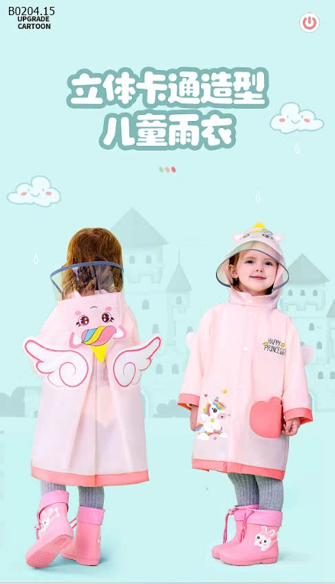 ÁO MƯA CUTE CHO BÉ-sỉ 135k