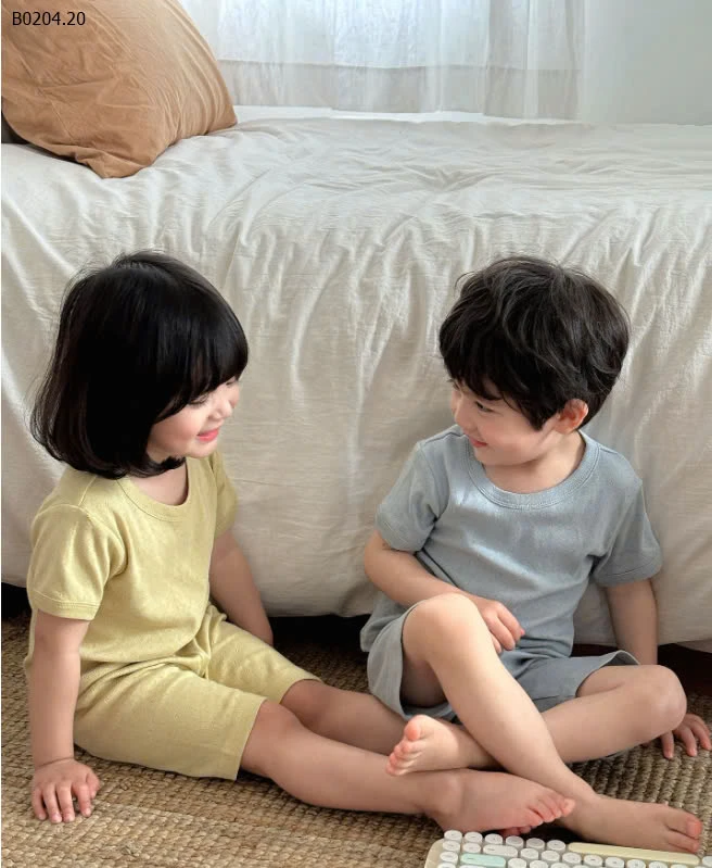 BỘ MẶC NHÀ CHO BÉ-sỉ Sz 80-140 : 130k           Sz 150-160 : 145k