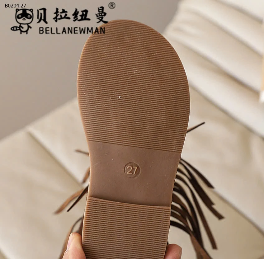 DÉP CAO CỔ TUA RUA BG-sỉ Sz 26-30 : 140k            Sz 31-35 : 149k 