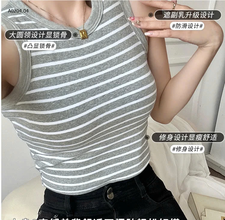 ÁO KẺ BA LỖ KÈM BRA -sỉ 117k