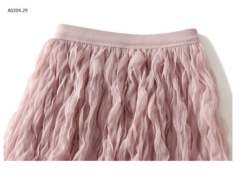 CHÂN VÁY VOAN XOĂN DÁNG DÀI ANGEL-sỉ 169k