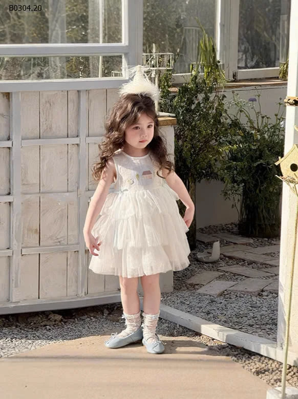 VÁY CÔNG CHÚA SÁT NÁCH BÉ GÁI-sỉ 178k