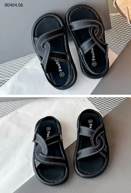 SANDAL DA MỀM QUAI XOẮN CHO BÉ -sỉ Sz 21-26 : 108k            Sz 27-32 : 118k 